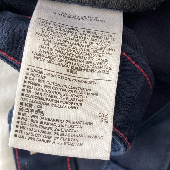 Dark Navy Banana Republic Sz 29 Crop Pant - Picture 4 of 7